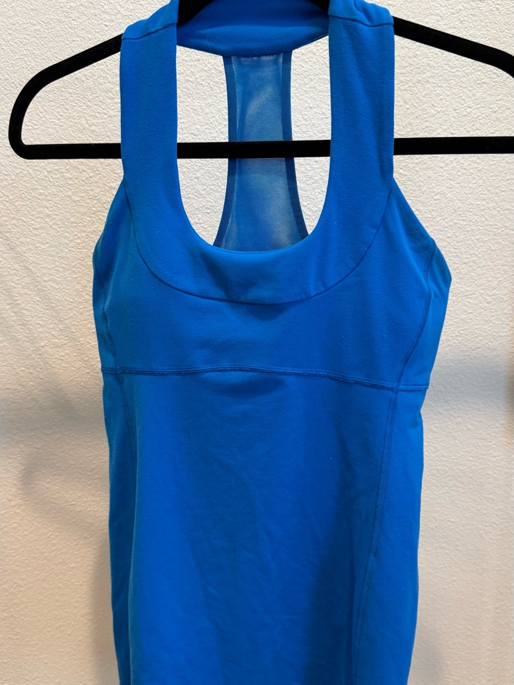 lululemon athletica Blue Racerback Scoop Tank